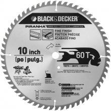 BLACK AND DECKER 77-770  PS - BLACK+DECKER 10" Piranha Carbide Plus 60T Blade