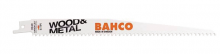 Bahco BAH901282SLT - 10 Pack 12" Bi-Metal Reciprocating Saw Blade 8/12 Teeth Per Inch For Cutting Wood and Metal