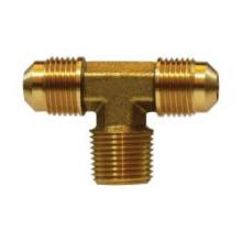 Midland Industries 04045-0612 - AMC® 04045 SAE 45 deg Male Flared SAE 45 deg Male Flared MNPT Brass Branch Tee