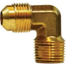 Midland Industries 04049-0806UB - AMC® 04049 SAE 45 deg Male Flared Male NPTF Brass 90 deg Elbow