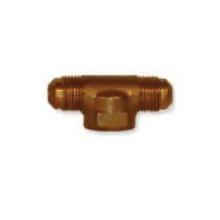 Midland Industries 04093-06060606 - AMC® 04093 SAE 45 deg Flared SAE 45 deg Flared SAE 45 deg Flared FIP Brass Cross