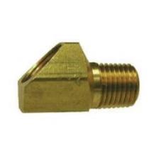 Midland Industries 12115 - MIDLAND INDUSTRIES 120 Inverted Flared Male NPTF Brass 45 deg Elbow