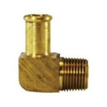 Midland Industries 32189 - MIDLAND INDUSTRIES 321 Bubble Barbed MIP Brass 90 deg Elbow