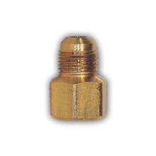 Midland Industries LF46-812 - MID-AMERICA FITTINGS LF46 SAE 45 deg Male Flared FPT Brass Adapter