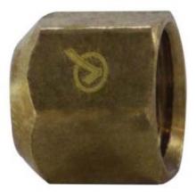 Midland Industries LF40-4 - MID-AMERICA FITTINGS LF40 45 deg Female Flared Brass Cap