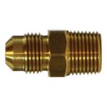 Midland Industries 10256L - MIDLAND INDUSTRIES 102 Male Flared Male NPTF Brass Light Pattern Adapter