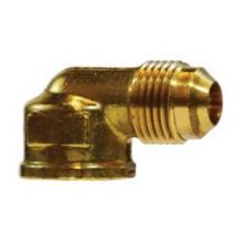 Midland Industries 10314 - MIDLAND INDUSTRIES 103 Male Flared FNPTF Brass 90 deg Elbow