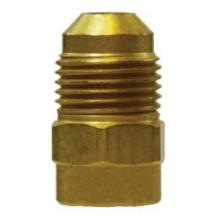 Midland Industries 10464 - MIDLAND INDUSTRIES 104 SAE 45 deg Male Flared SAE 45 deg Female Flared Brass Reducing Adapter