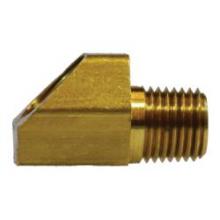 Midland Industries 12079 - MIDLAND INDUSTRIES 120 Female Inverted Flared MNPTF Brass 45 deg Elbow