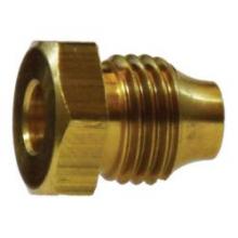 Midland Industries 16002 - MIDLAND INDUSTRIES 160 Threaded Brass Double Compression Sleeve Hex Nut