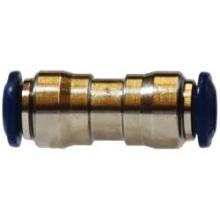 Midland Industries 20024N - MIDLAND INDUSTRIES 200 Push-In Brass Nickel-Plated 0 to 290 psi Union Connector