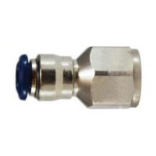 Midland Industries 20037N - MIDLAND INDUSTRIES 200 Tube OD FNPTF Brass Nickel-Plated Straight Connector