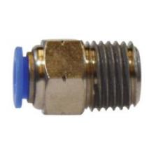 Midland Industries 20057C - MIDLAND INDUSTRIES 200 Push-In Tube MIP Push-In Tube Composite Nickel-Plated Swivel Branch Tee