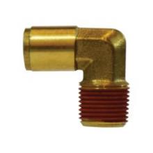 Midland Industries 20065 - MIDLAND INDUSTRIES 200 Tube OD Male NPTF Brass 90 deg Fixed Elbow