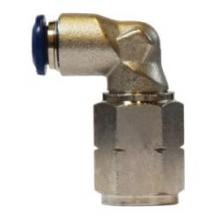 Midland Industries 20089N - MIDLAND INDUSTRIES 200 Push-In FIP Brass Nickel-Plated 90 deg Swivel Elbow