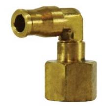 Midland Industries 20090S - MIDLAND INDUSTRIES 2008 Push-In Tube FNPTF Brass Swivel Elbow