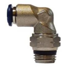 Midland Industries 20848N - MIDLAND INDUSTRIES 201 Tube OD 1/4 in MPT Brass Nickel-Plated 90 deg Swivel Elbow