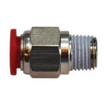 Midland Industries 20635 - MIDLAND INDUSTRIES 206 Push-In Male BSPT Composite Nickel-Plated Straight Adapter