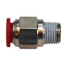 Midland Industries 20636 - MIDLAND INDUSTRIES 206 Push-In Male BSPT Composite Nickel-Plated Straight Adapter