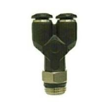 Midland Industries 20821 - MIDLAND INDUSTRIES 208 Push-In MPT Push-In Composite Nickel-Plated Universal Swivel Wye