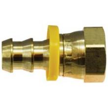 Midland Industries 30231 - MIDLAND INDUSTRIES 302 Push-On Hose Barbed Female SAE 45 deg/37 deg JIC Swivel Brass Adapter