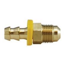 Midland Industries 30247 - MIDLAND INDUSTRIES 3024 Push-On Hose Barb 45 deg Male Flared Brass Adapter