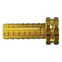 Midland Industries 30505 - MIDLAND INDUSTRIES 305 Garden Hose Barbed 3/4 in FGH Brass Straight Hex Swivel Adapter