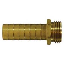 Midland Industries 30510 - MIDLAND INDUSTRIES 305 Garden Hose Barbed 3/4 in MGH Brass Straight Male End Hex Adapter