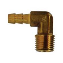 Midland Industries 32308LF - MIDLAND INDUSTRIES 320 Hose Barbed MIP Brass 90 deg Elbow