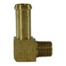 Midland Industries 38868 - MIDLAND INDUSTRIES 388 Beaded Hose Barbed MIP Brass 90 deg Elbow