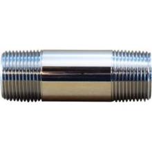 Midland Industries 41061 - MIDLAND INDUSTRIES 41 MPT Brass Chrome-Plated Pipe Nipple