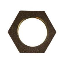 Midland Industries 44702LF - MIDLAND INDUSTRIES 447 FPT Lead-Free Bronze Hex Locknut