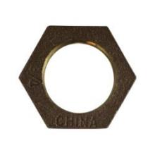 Midland Industries 44704 - MIDLAND INDUSTRIES 447 FPT 1/2 in Hex Bronze Hex Locknut