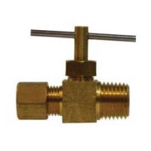 Midland Industries 46002 - MIDLAND INDUSTRIES 460 Compression x MIP 150 psi Brass Body Needle Valve