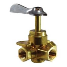 Midland Industries 46251 - MIDLAND INDUSTRIES 4625 FPT 3 -Port/Way 30 psi Pressure -40 to 180 deg F Brass Body Side Outlet Ball