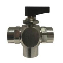 Midland Industries 466900 - MIDLAND INDUSTRIES 4669 FIP 3-Way 250 psi Brass Body Chrome-Plated Mini Ball Valve