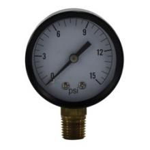 Midland Industries 80002 - MIDLAND INDUSTRIES 8000 2 in Dial 1/4 in Connection Pneumatic Pressure Gauge