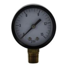 Midland Industries 80006 - MIDLAND INDUSTRIES 8000 2 in Dial 1/4 in Connection Pneumatic Pressure Gauge