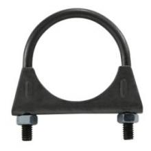 Midland Industries 841200 - MIDLAND INDUSTRIES 841 Carbon Steel Heavy-Duty Saddle Clamp