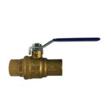 Midland Industries 940214 - MIDLAND INDUSTRIES 9402 C x C Connection 600 psi WOG Pressure -20 to 248 deg F Brass Body Ball Valve