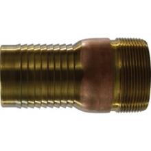 Midland Industries 973602 - MIDLAND INDUSTRIES 973 Hose Barbed MPT Brass Combination King Nipple