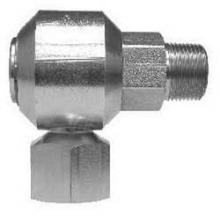 Midland Industries HP55021212 - MIDLAND INDUSTRIES HP55 MPT FPT Steel 90 deg High Pressure Swivel Elbow