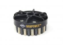 Brush Research Manufacturing ADD8018180 - NAMPOWER ADD8018180 Abrasive Disc Brush, Dot Style, 80mm Diameter, 18mm Trim, 180 Grit