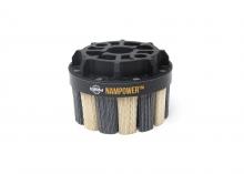 Brush Research Manufacturing ADT10038180 - NAMPOWER ADT10038180 Abrasive Disc Brush, Turbine Style, 100mm Diameter, 38mm Trim, 180 Grit