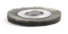 Brush Research Manufacturing BDM810 - BRM BDM810, 8" Dia. Crimped Wire Wheel Brush, .0104 CS, 2" Arbor Hole, 1.500" Trim, .500