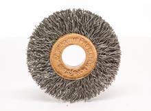 Brush Research Manufacturing C212S14F - BRM C212S14F 2-1/2" Dia. Copper Center Wheel, .014 SS, 5/8" Arbor Hole, .750" Trim, .500